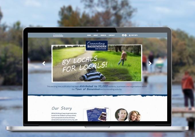 Connecting Bassendean website design and development