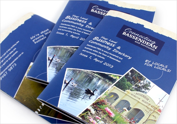 Connecting Bassendean brochure design